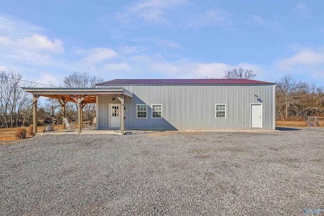 view of outbuilding