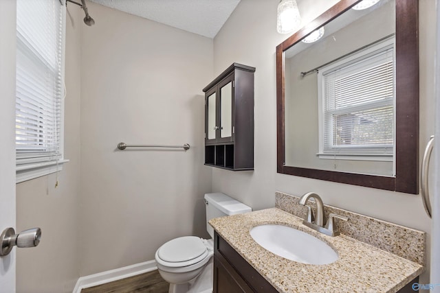 13935 SW Wyandotte Dr, Huntsville, AL 35803 - bathroom with vanity and wood finished floors
