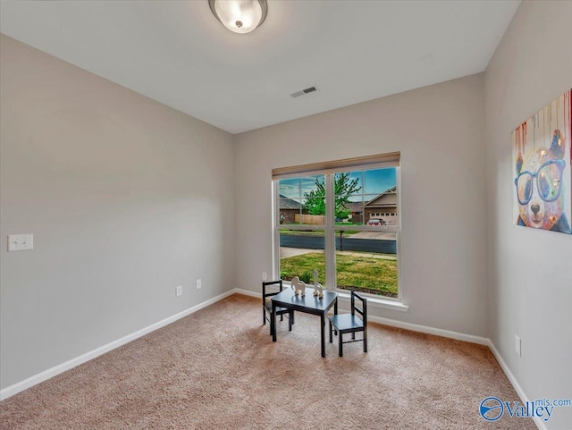 27004 Mill Creek Dr, Athens, AL 35613 - living area featuring carpet flooring, baseboards, and visible vents