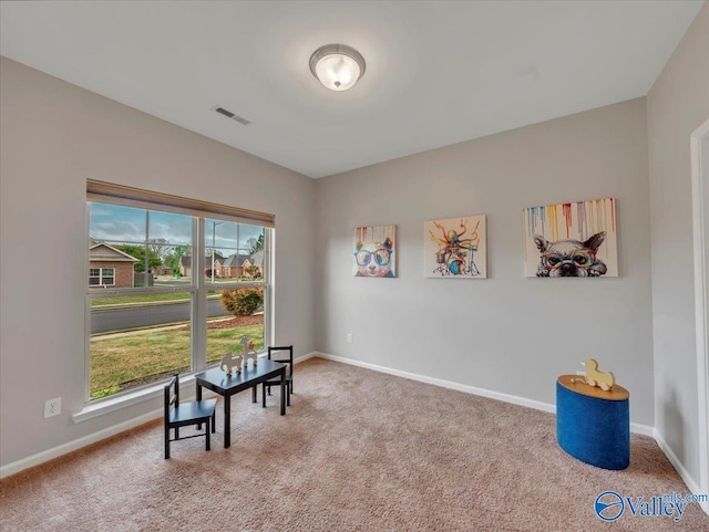 27004 Mill Creek Dr, Athens, AL 35613 - interior space with carpet floors, a wealth of natural light, baseboards, and visible vents