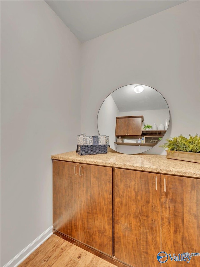 27004 Mill Creek Dr, Athens, AL 35613 - bathroom with baseboards and wood finished floors