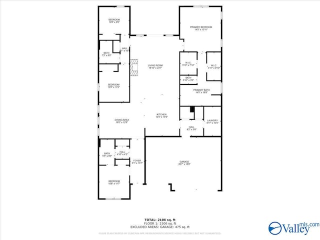 27004 Mill Creek Dr, Athens, AL 35613 - plan