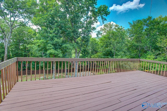 view of deck