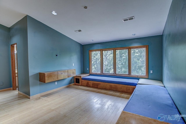 interior space featuring light hardwood / wood-style flooring