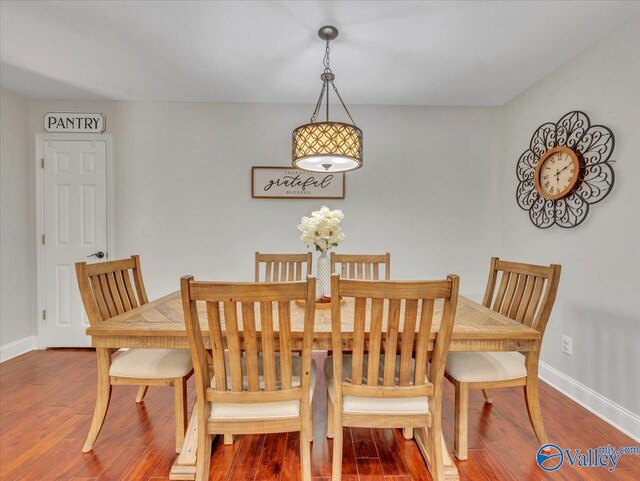 78 Bob Cir, Scottsboro, AL 35769 - dining space with wood finished floors and baseboards