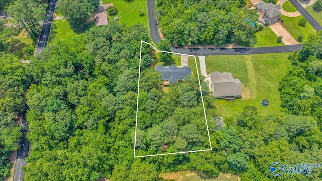 78 Bob Cir, Scottsboro, AL 35769 - aerial view of property's location with property boundaries highlighted