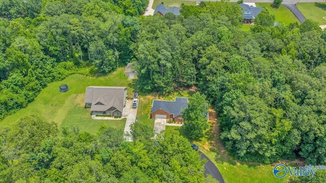 78 Bob Cir, Scottsboro, AL 35769 - aerial view of property's location featuring a forest