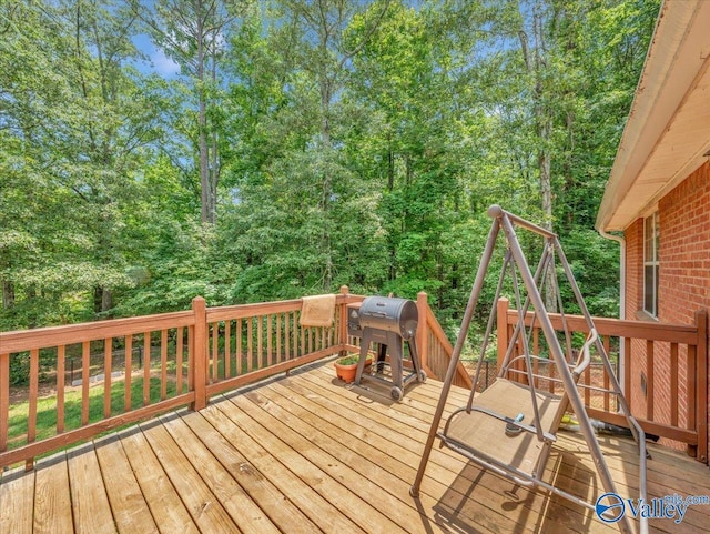 78 Bob Cir, Scottsboro, AL 35769 - view of wooden terrace