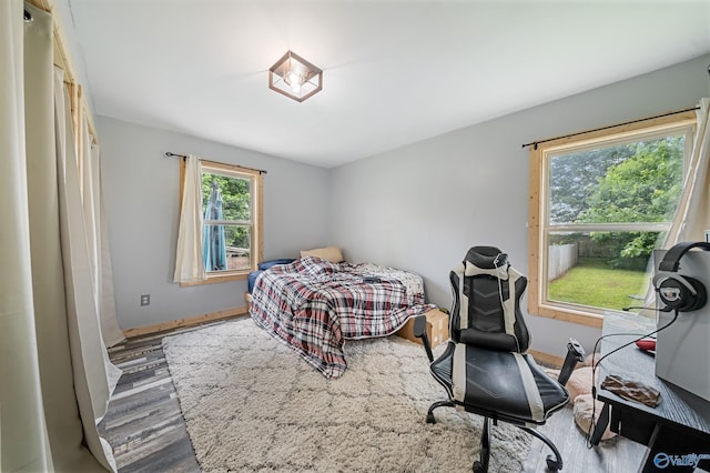 175 Short St, Geraldine, AL 35974 - bedroom featuring wood finished floors and baseboards