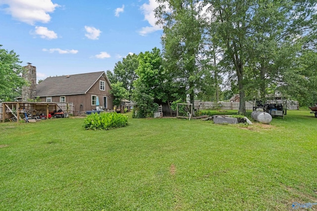 175 Short St, Geraldine, AL 35974 - view of yard