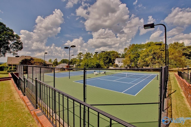 view of sport court