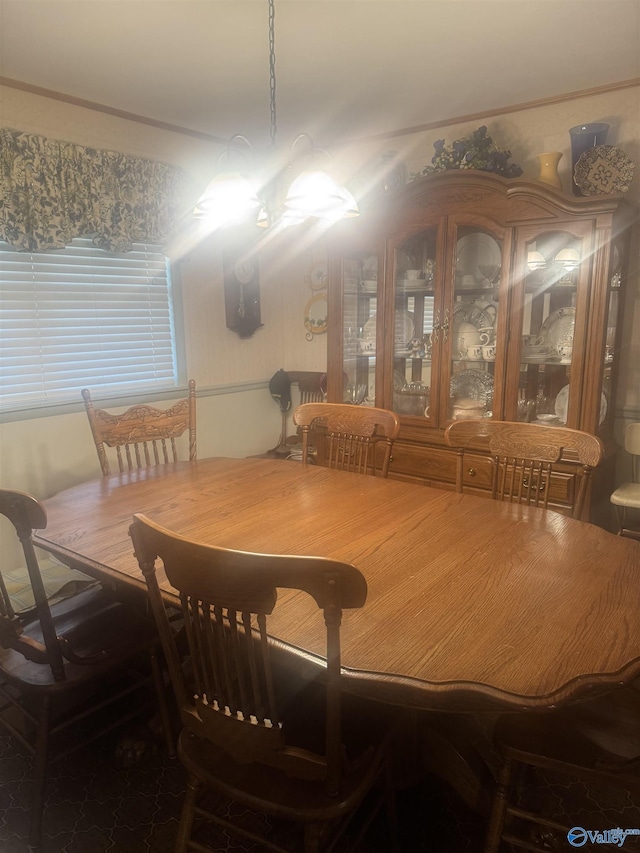 view of dining area