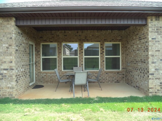 319 Jackson Point Cir, Huntsville, AL 35811 - view of patio / terrace with outdoor dining area