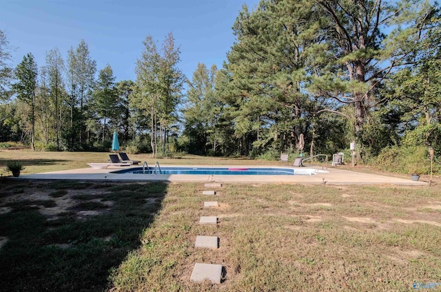 view of yard featuring a patio