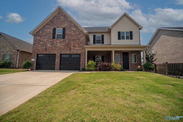 24337 Beacon Cir, Athens, AL 35613 - view of front of house featuring brick siding, an attached garage, and driveway