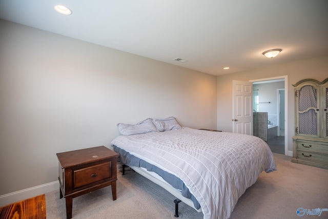 24337 Beacon Cir, Athens, AL 35613 - bedroom featuring light carpet, recessed lighting, and baseboards