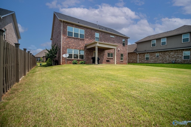 24337 Beacon Cir, Athens, AL 35613 - rear view of house with brick siding