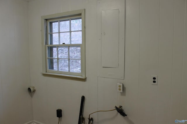 laundry area with laundry area and electric dryer hookup