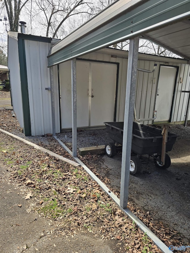 view of outbuilding featuring an outdoor structure