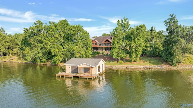 900 Menominee Rd, Langston, AL 35755 - dock area with a water view
