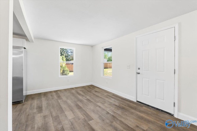 interior space featuring light hardwood / wood-style flooring