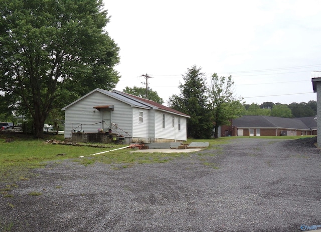 view of front of home