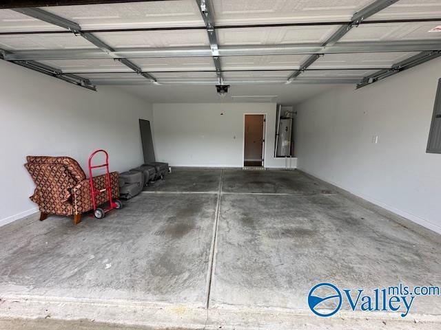 134 Winstead Cir, Owens Cross Roads, AL 35763 - garage with water heater