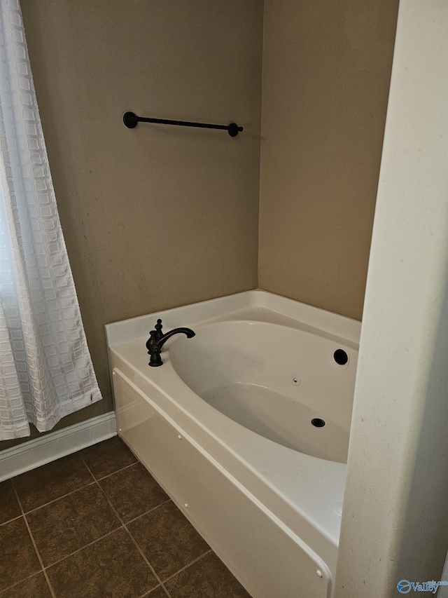 2031 Blake Bottom Rd Unit 2, Huntsville, AL 35806 - bathroom with tile patterned flooring and a jetted tub