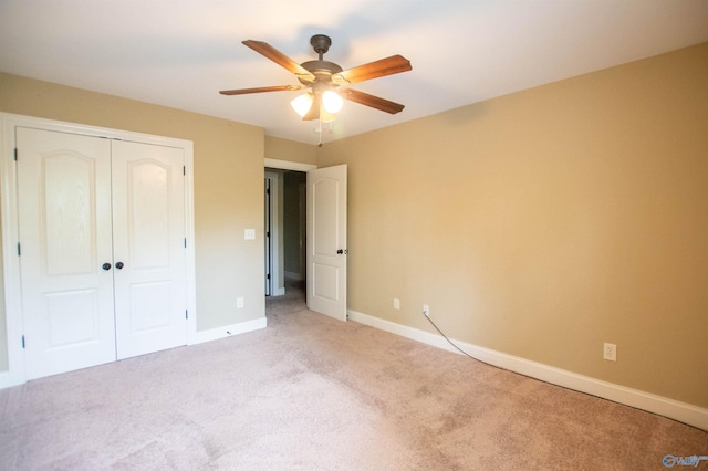 29960 Copper Run Dr, Harvest, AL 35749 - unfurnished bedroom with a closet, carpet floors, and a ceiling fan