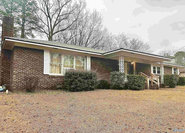 view of ranch-style home