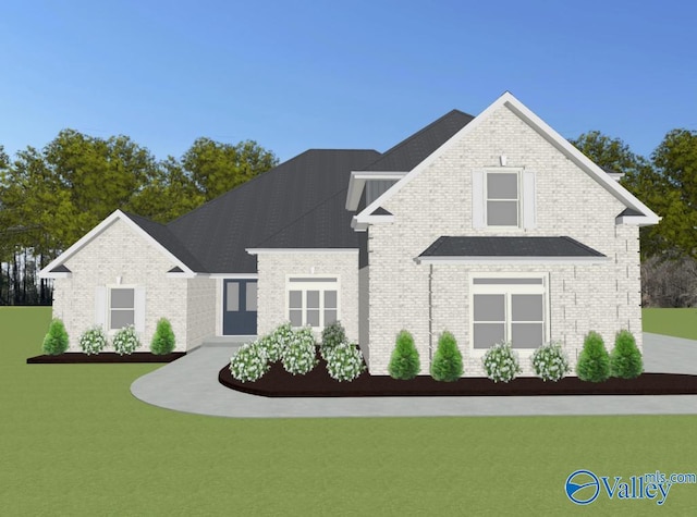 HUNTINGTONB Newby Chapel Rd, Athens, AL 35613 - view of front of house featuring brick siding and a front lawn