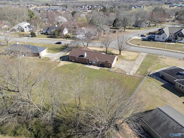 birds eye view of property featuring a residential view