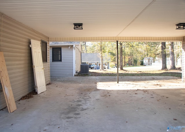 view of patio / terrace with central AC unit