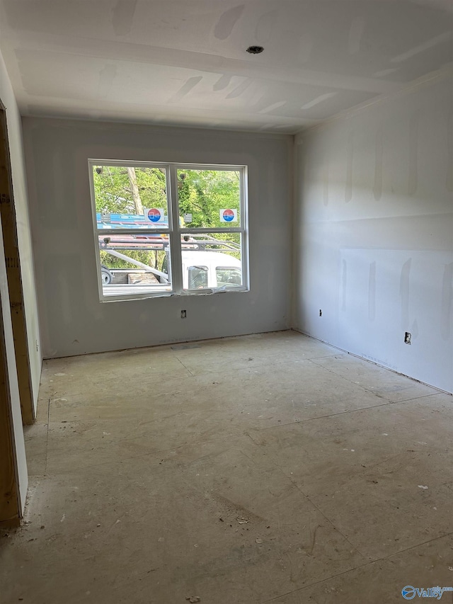 view of empty room