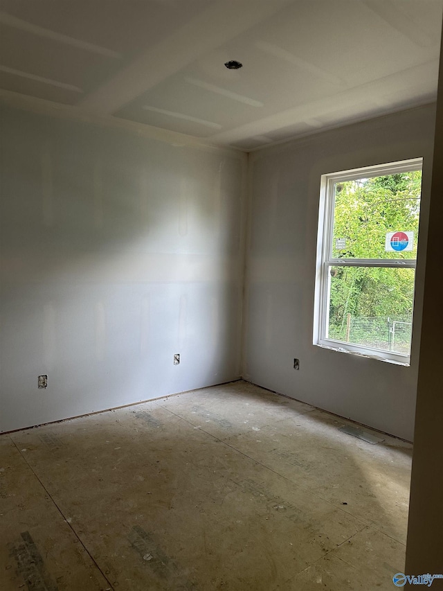 view of empty room