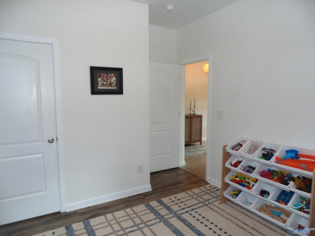 110 Oak Path Ln, Harvest, AL 35749 - recreation room with wood finished floors and baseboards