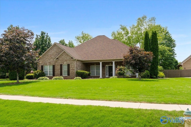 view of front facade with brick siding
