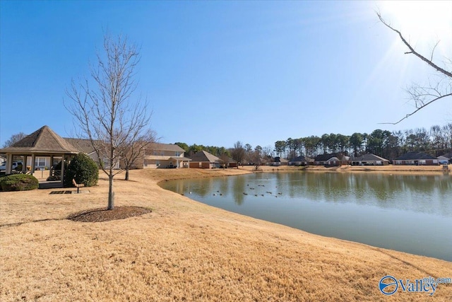 view of water feature