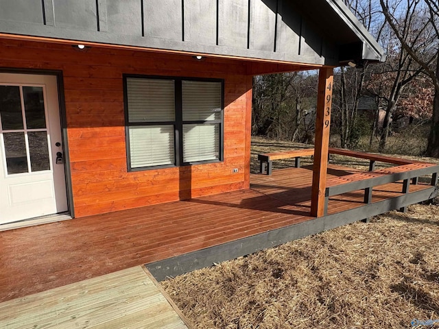 view of deck