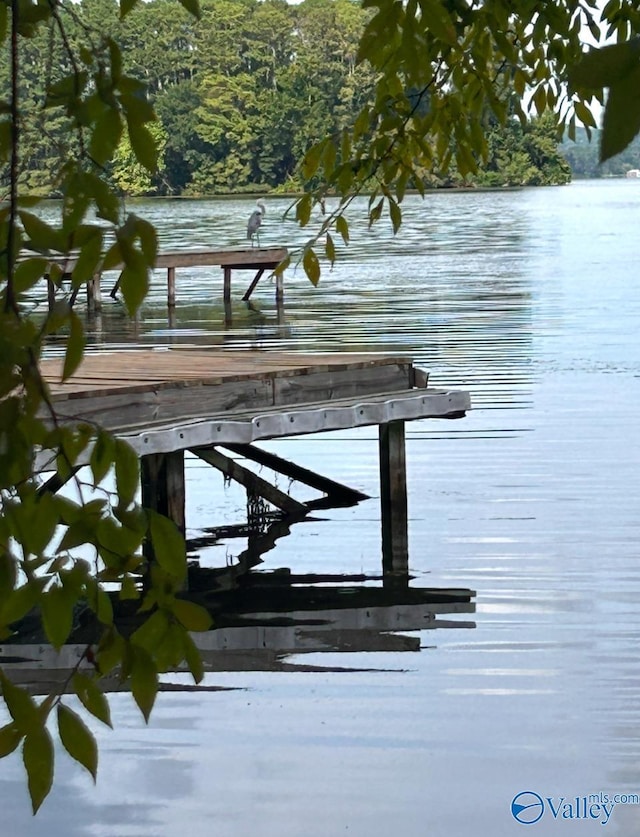 surrounding community featuring a water view