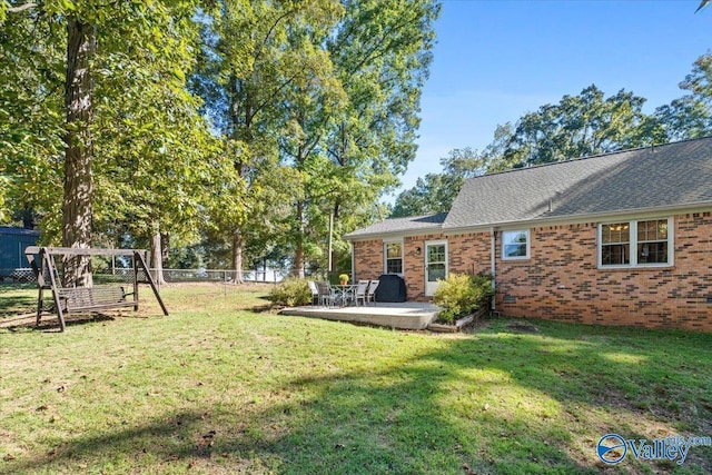 19660 Cox Rd, Athens, AL 35611 - view of yard featuring a patio area and fence