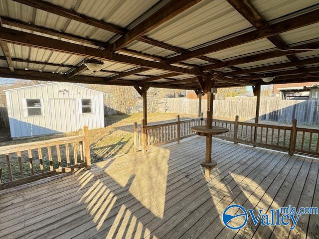 dock area featuring a wooden deck