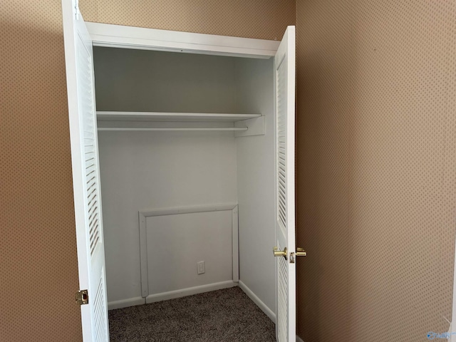 view of closet