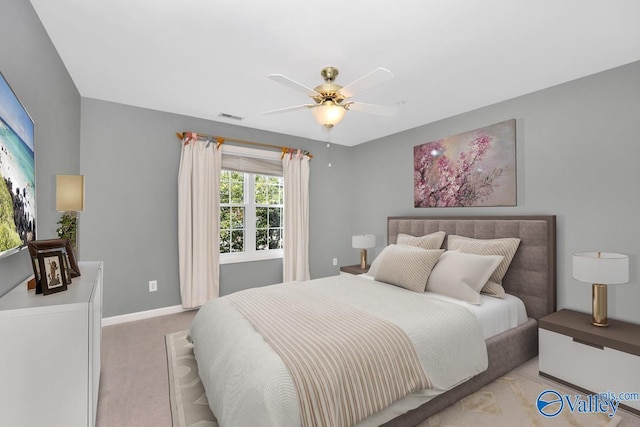114 Canterbury Dr, Madison, AL 35758 - bedroom featuring carpet and a ceiling fan