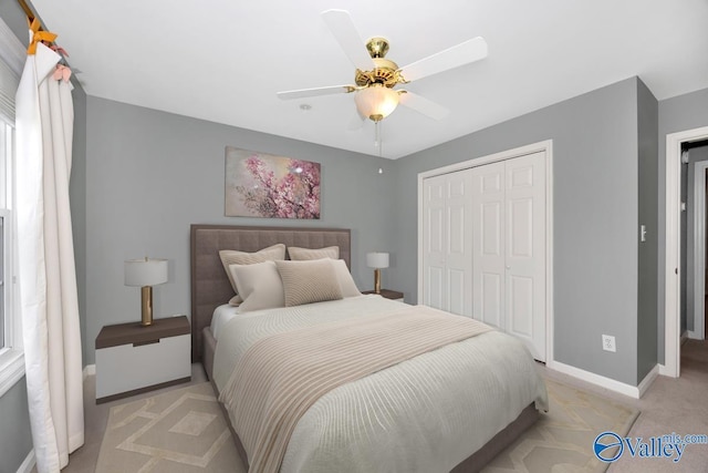 114 Canterbury Dr, Madison, AL 35758 - bedroom featuring a closet and ceiling fan