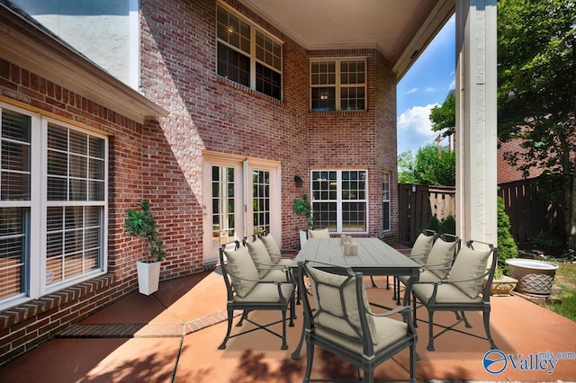 114 Canterbury Dr, Madison, AL 35758 - view of patio with outdoor dining area