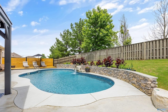 7417 Nature Walk Way SE, Owens Cross Roads, AL 35763 - view of pool with a fenced backyard