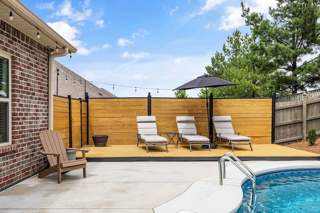 7417 Nature Walk Way SE, Owens Cross Roads, AL 35763 - view of swimming pool with a deck and a patio