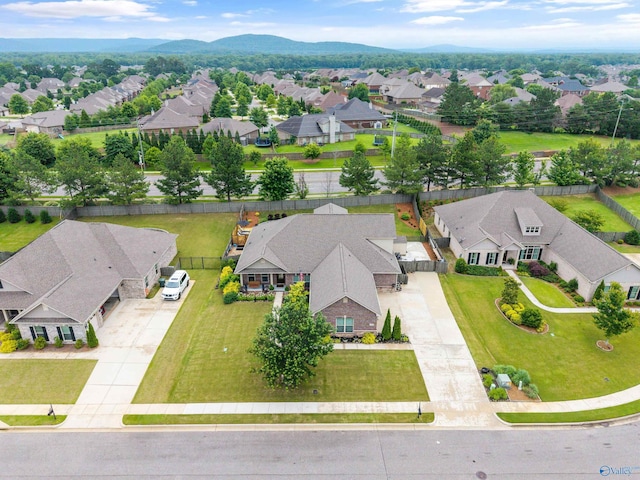 7417 Nature Walk Way SE, Owens Cross Roads, AL 35763 - aerial perspective of suburban area featuring a mountain backdrop