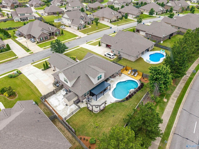 7417 Nature Walk Way SE, Owens Cross Roads, AL 35763 - aerial view of residential area featuring a pool